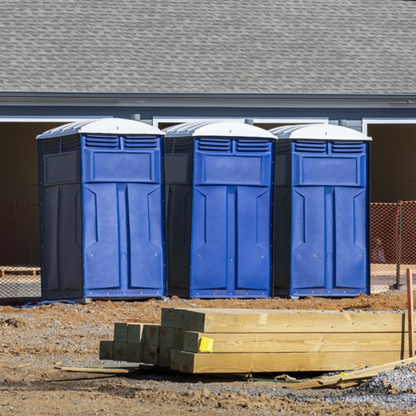 what is the expected delivery and pickup timeframe for the porta potties in Kirkland Washington